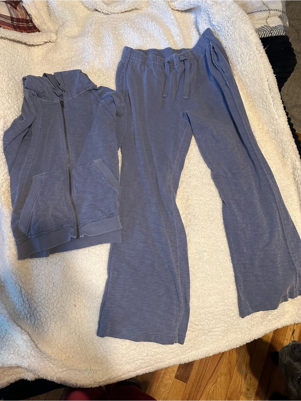 PINK Victoria's Secret Womens Blue  Pant and Jacket set